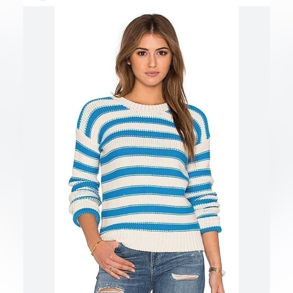 M.i.h Jeans Blue Striped Sweater